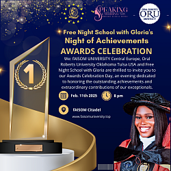Award night with Gloria